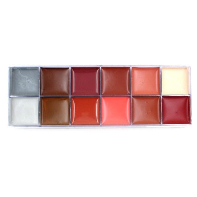 12 Colors Set Oil Body Paint (2 Variants)