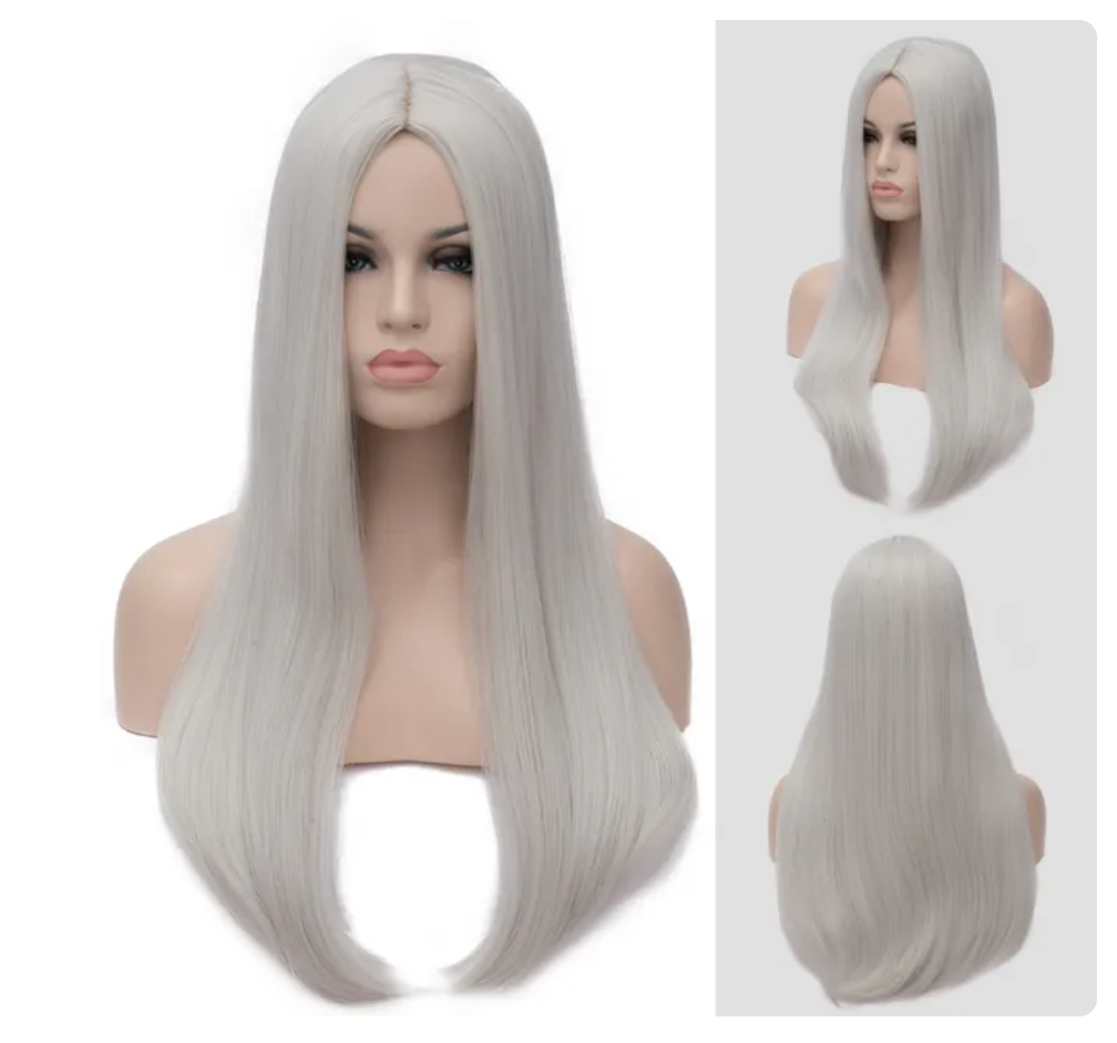 Wig Queen Chichi (Silver Grey)