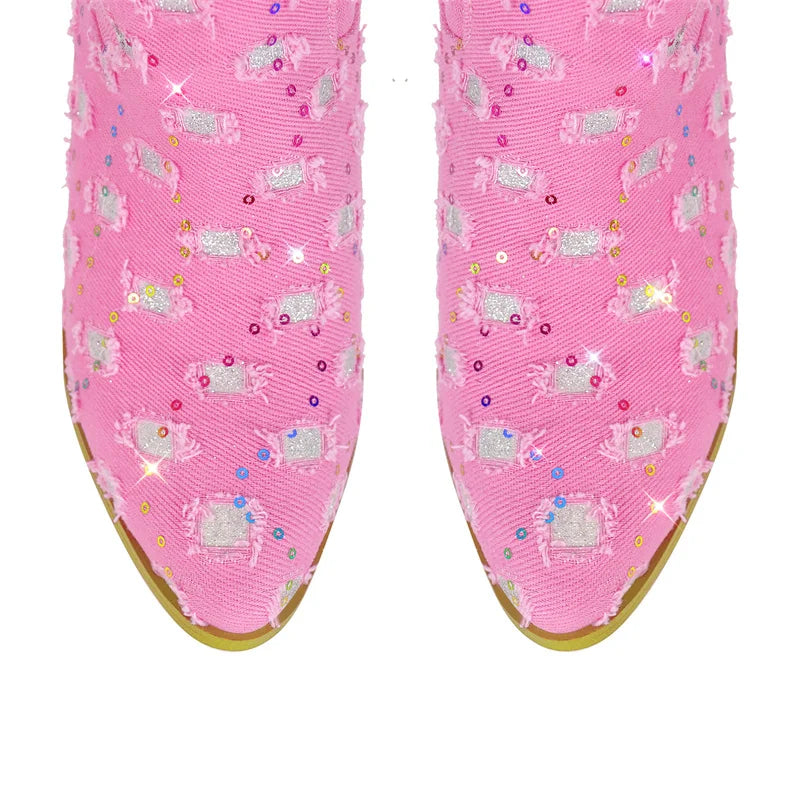 Boots Queen Periwinkle (4 Colors)