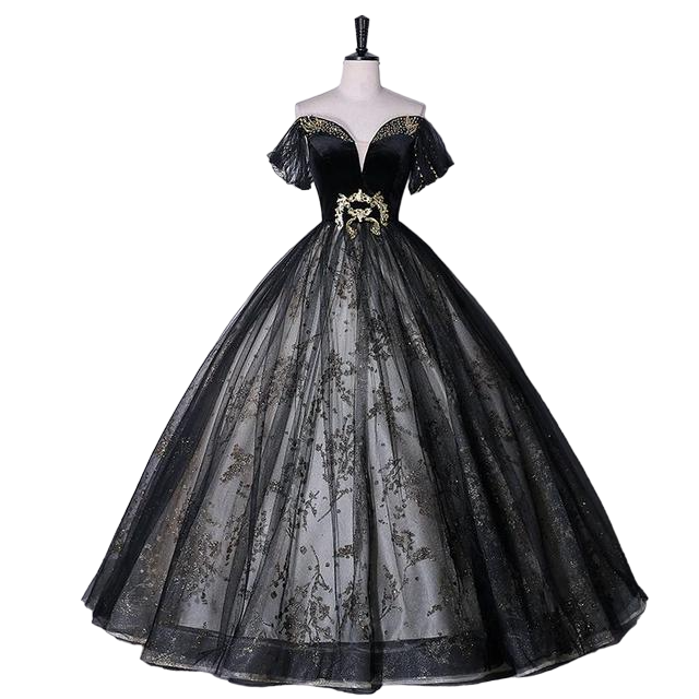 elegant queen dresses Dancing Queen 5043 Beaded Off-Shoulder Quinceanera Dress