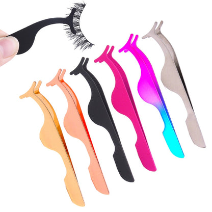 Tweezers for False Eyelashes (Multicolor)