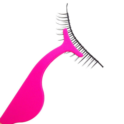 Tweezers for False Eyelashes (Fuchsia)