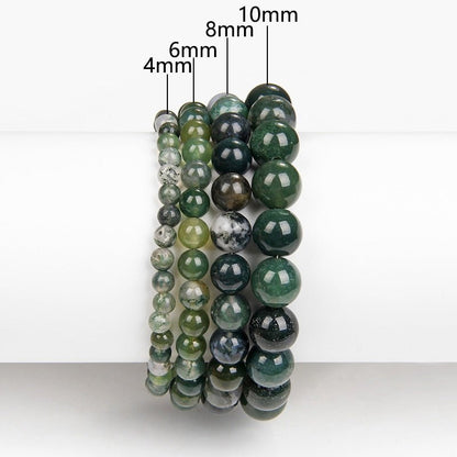 Bracelet Queen Stripe Agate (Light green) - The Drag Queen Closet