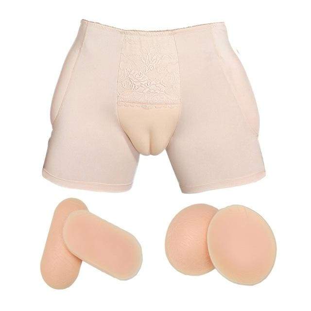 Pocket Panty, Silicone Butt Pads Underwear