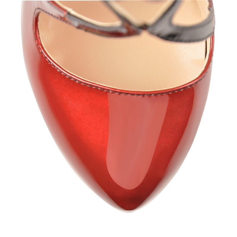 Pumps Queen Fhiga (Red and black) - The Drag Queen Closet