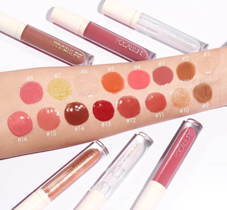 Shimmer High Shine Glossy Lip Gloss Professional (16 Colors) - The Drag Queen Closet