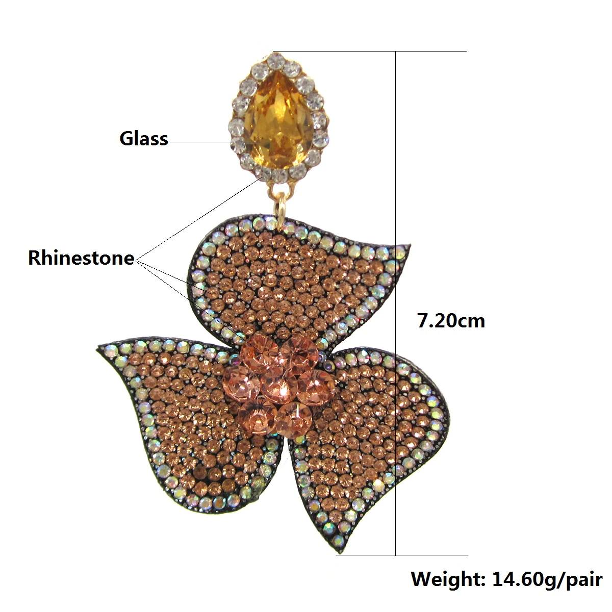 Stud Earrings Queen Spyra (4 Colors) - The Drag Queen Closet