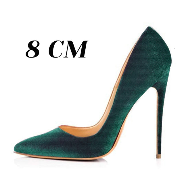 Pumps Queen Manhiulla (Green 3.1")