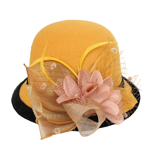 Sombrero Queen Orchya (amarillo)