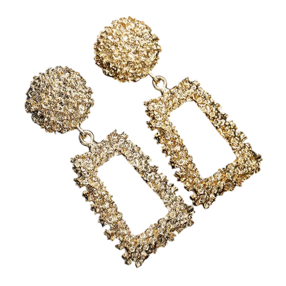 Clip Earrings Drag Reich (Golden or Silvery)
