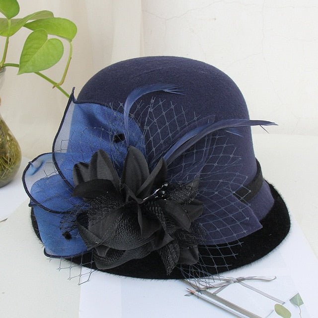 Hat Queen Orchya (Navy Blue)