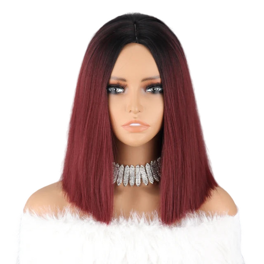 Wig Queen Thersa (Red and black)