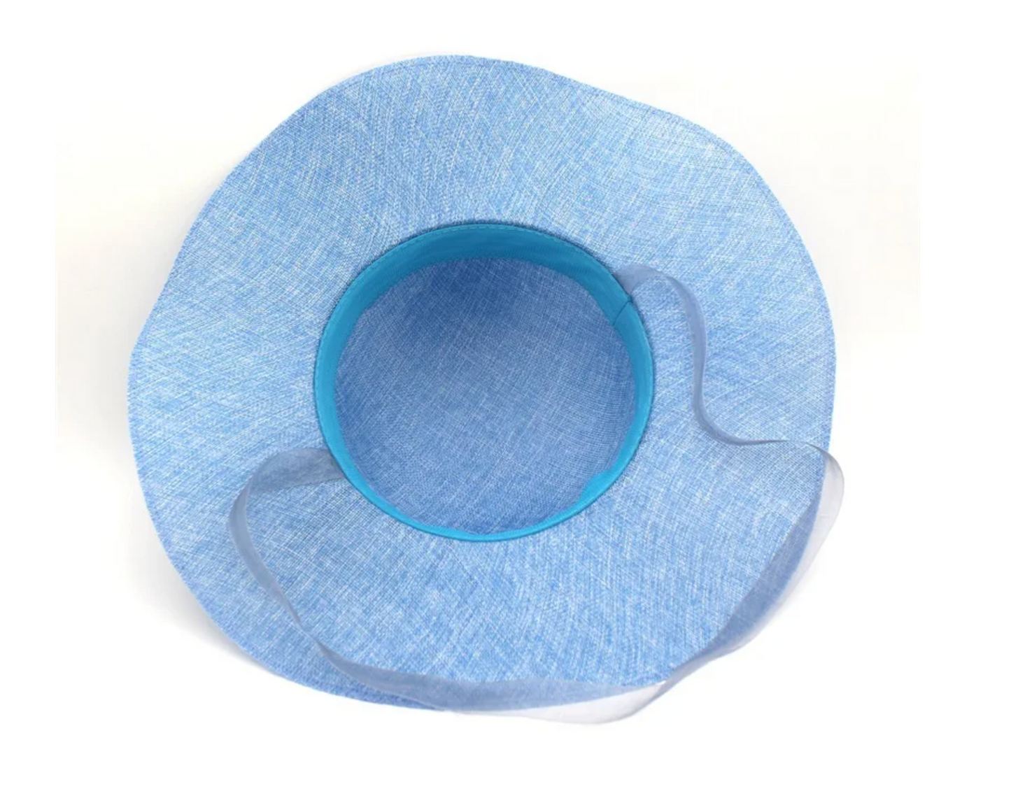 Hat Drag Linen (Blue), Color -