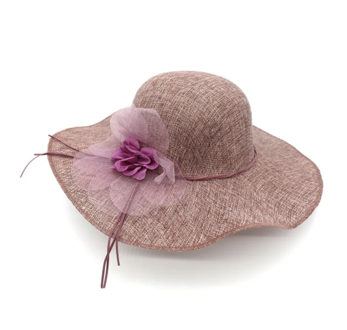 Hat Drag Linen (Purple)