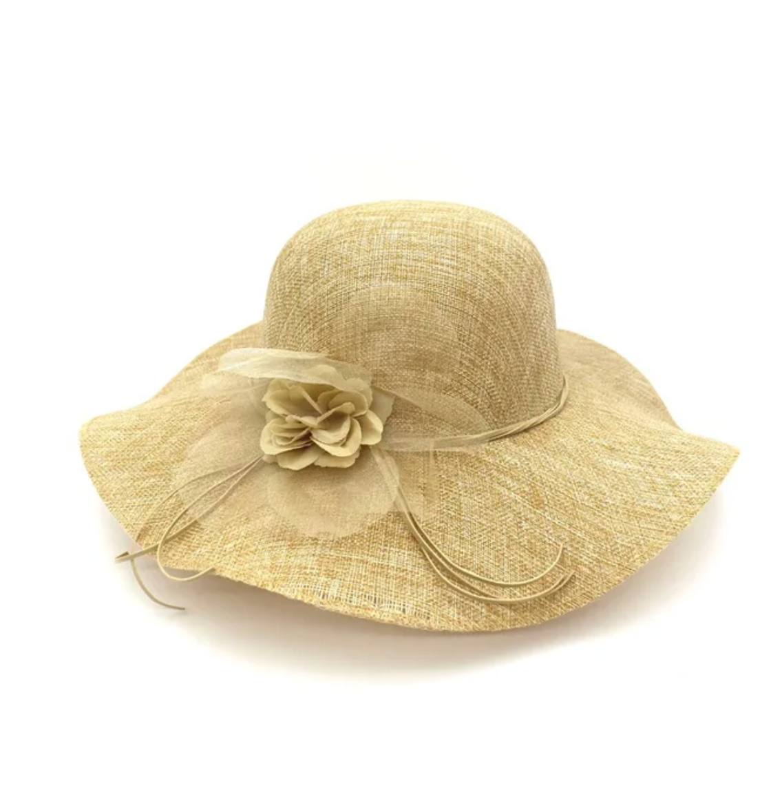 Hat Drag Linen (Khaki)