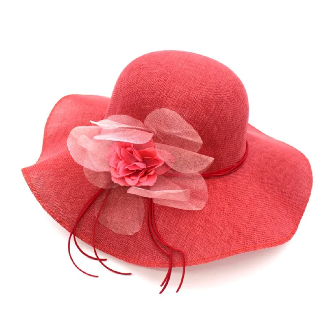 Sombrero Drag Lino (rojo)