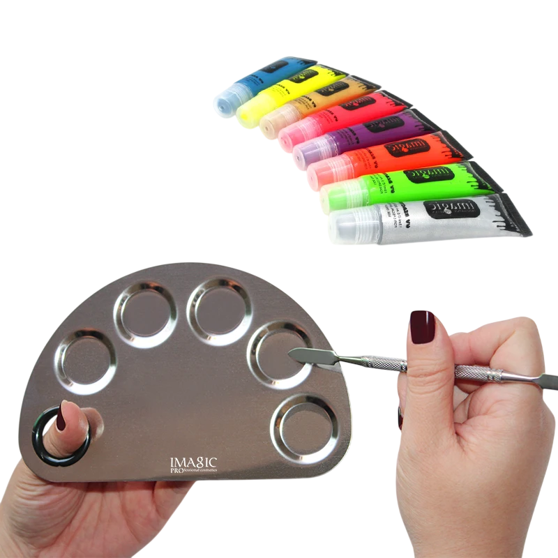 Body Paint Mixing Palette Queen Rainbow