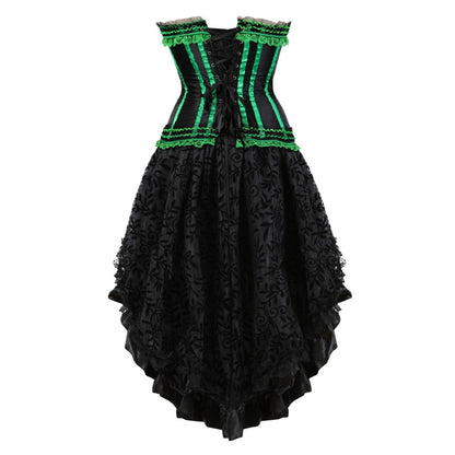 Corset Dress Drag Esmeralda (Green)