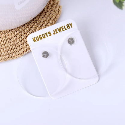 Stud Earrings Queen Plate