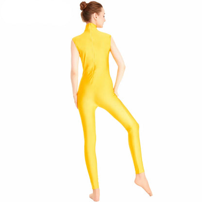 Unitard Queen Satin (Hot pink)