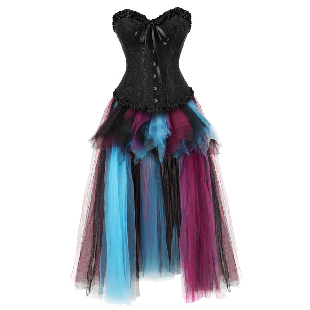 corset dress tutu Corset Dress Drag Maiden (Blue)