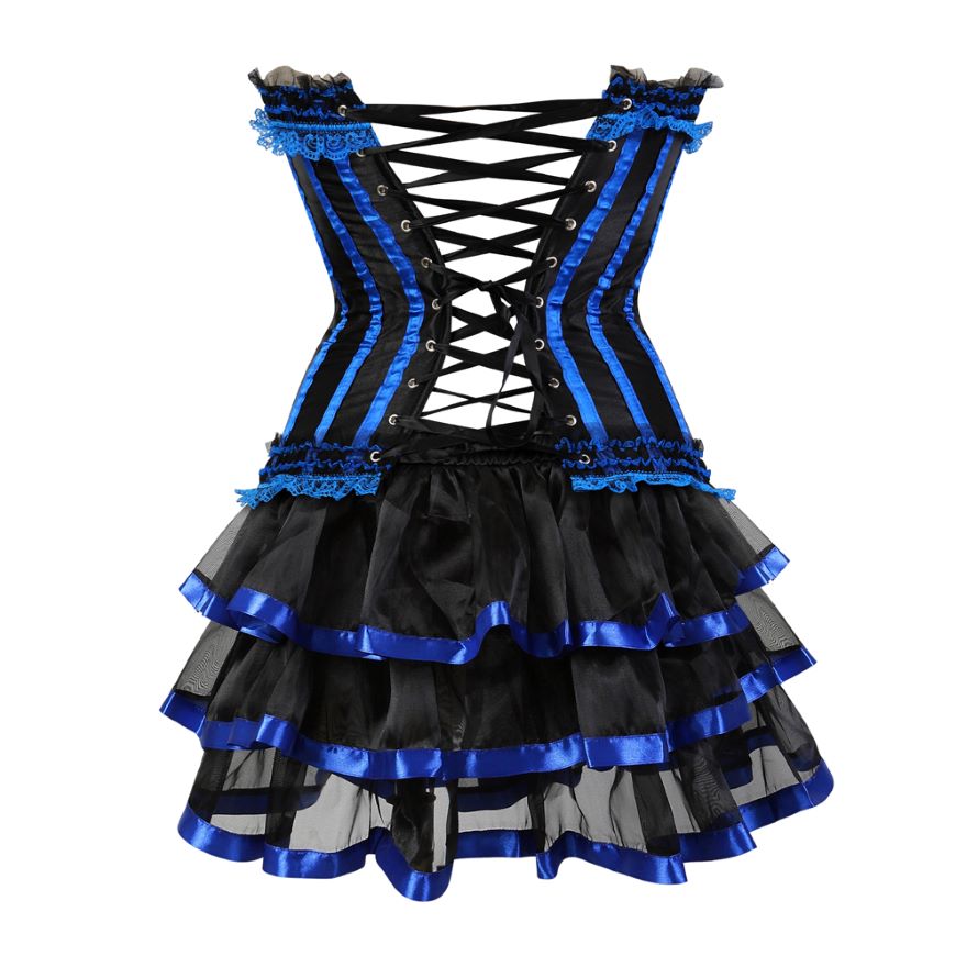 Corset Dress Drag Timon (Blue)