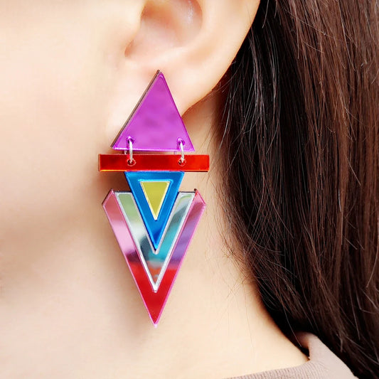 Stud Earrings Queen Reflex