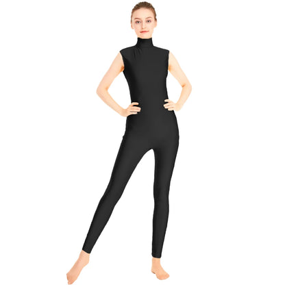 Unitard Queen Satin (Black)