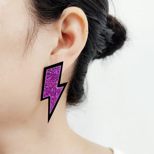 Stud Earrings Queen Thunder
