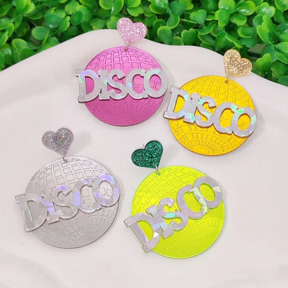 Stud Earrings Queen Disco