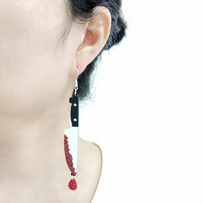 Stud Earrings Queen Knives