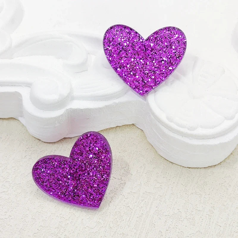 Stud Earring Queen Hearts