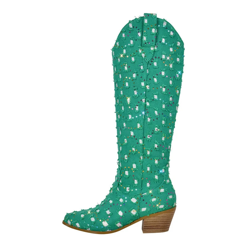 Boots Queen Periwinkle (4 Colors)