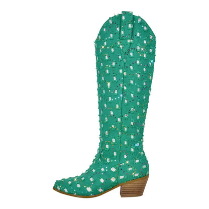 Boots Queen Periwinkle (4 Colors)