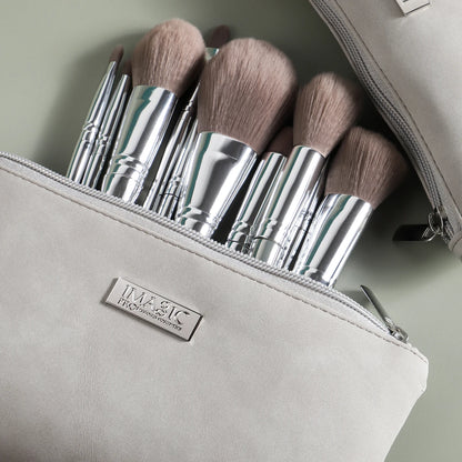 Makeup Brush Set Queen Glamour (13 Brushes + Bag)