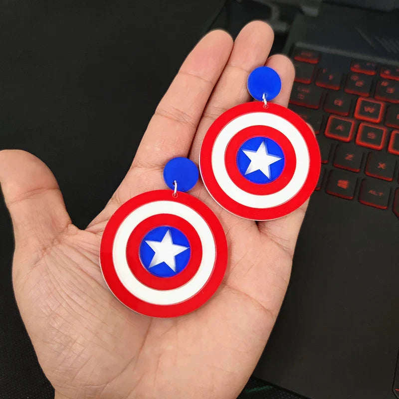 Stud Earrings Queen America