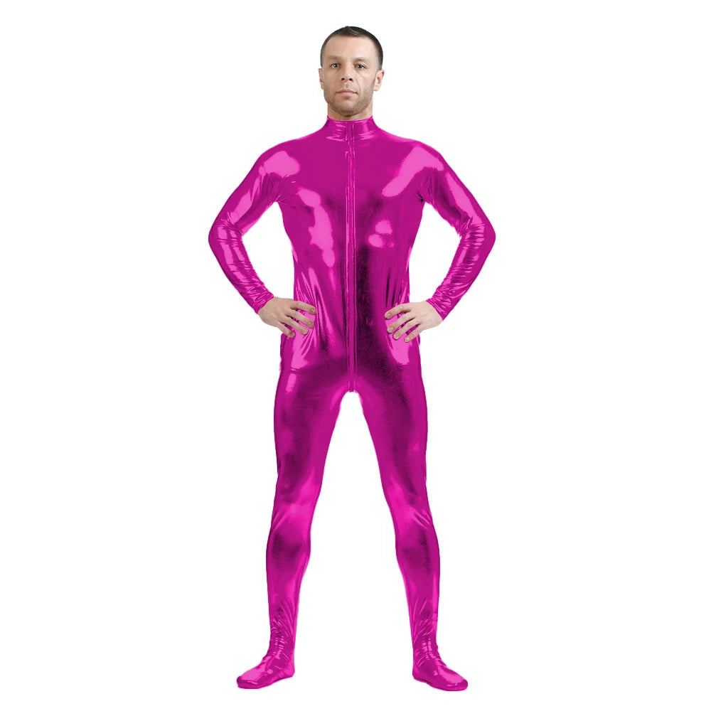 Zentai Suit Queen Glitter (Fuchsia)