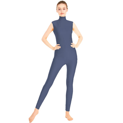 Unitard Queen Satin (Deep gray)
