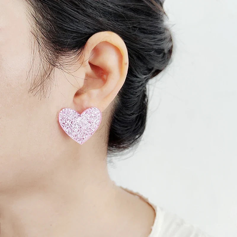 Stud Earring Queen Hearts