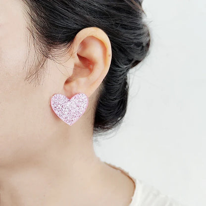 Stud Earring Queen Hearts