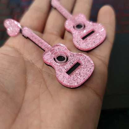 Stud Earrings Queen Guitar