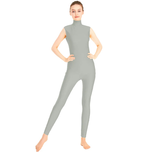Unitard Queen Satin (Gray)