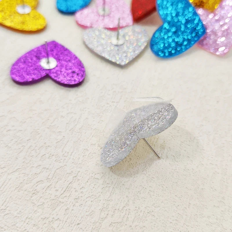 Stud Earring Queen Hearts