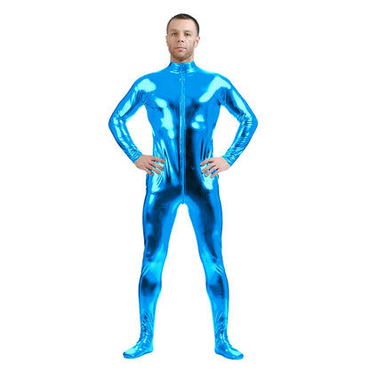 Zentai Suit Queen Glitter (Sky blue)