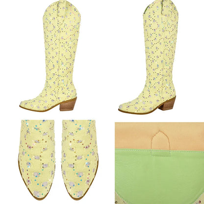 Boots Queen Periwinkle (4 Colors)