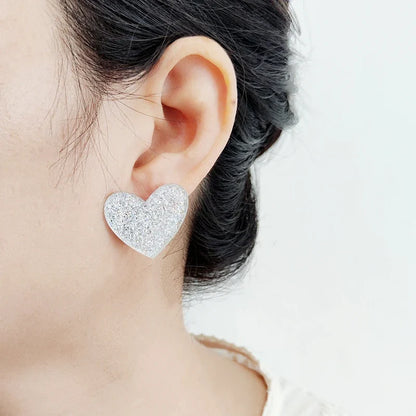 Stud Earring Queen Hearts