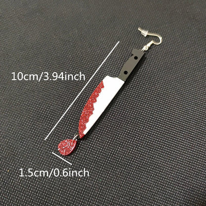 Stud Earrings Queen Knives