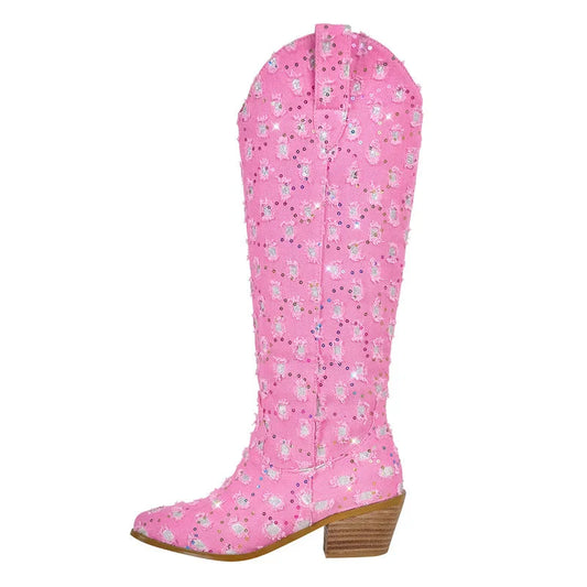 Boots Queen Periwinkle (4 Colors)