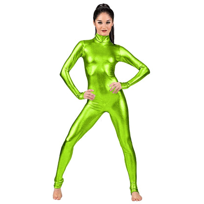 Unitard Queen Pocahontas (Lemon green)