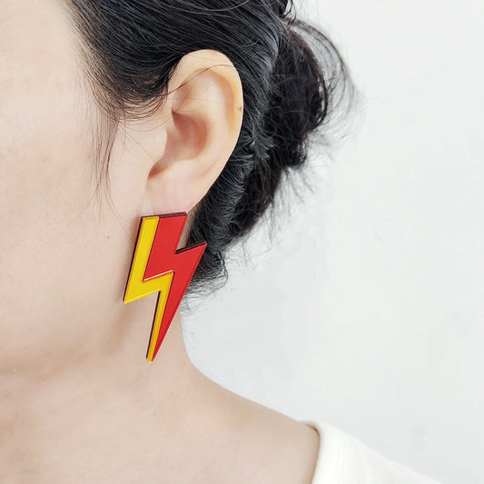 Stud Earrings Queen Thunderbolt